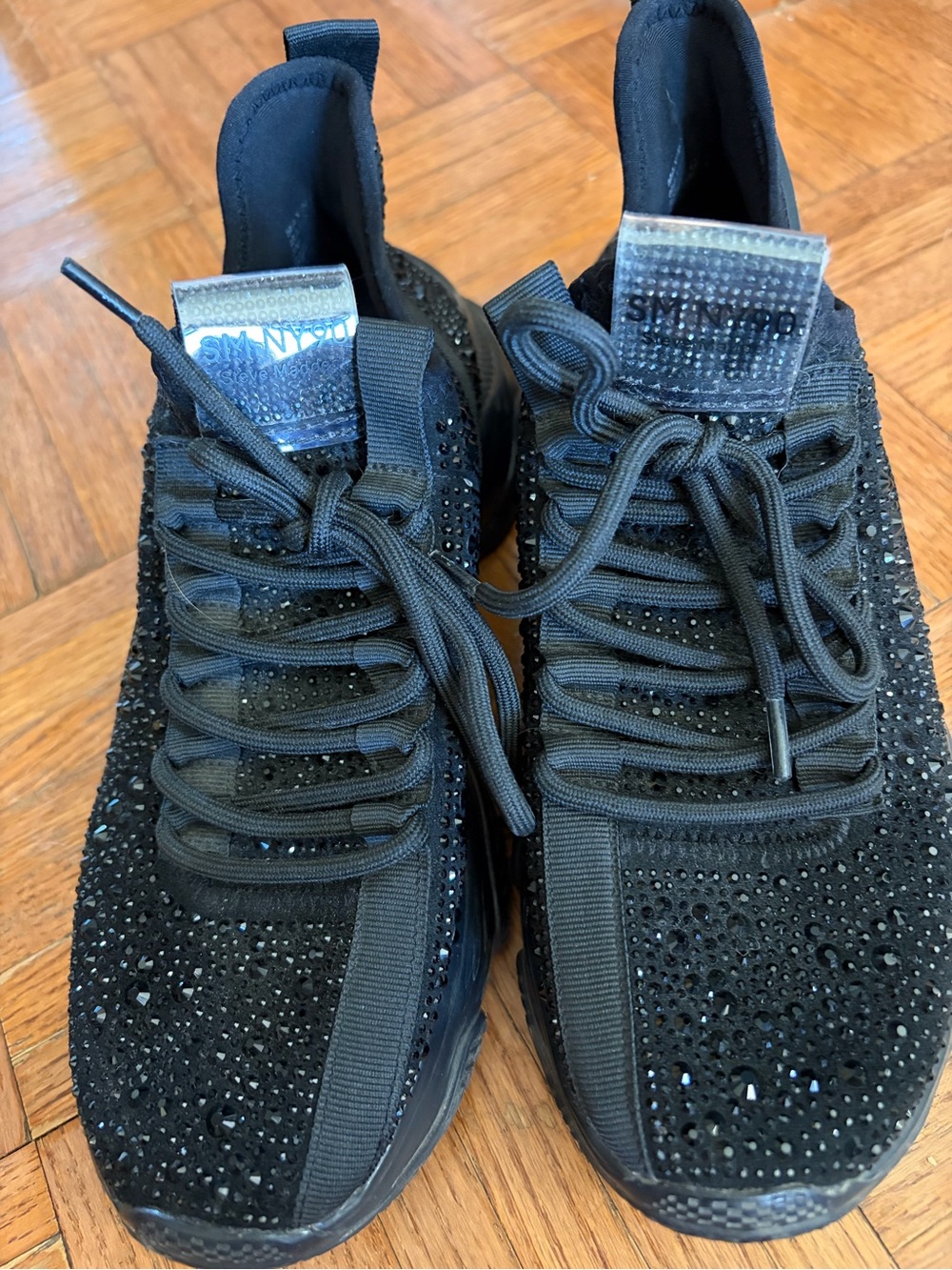 Steve Madden Maxima Rhinestone Sneakers - Picture 4 of 4